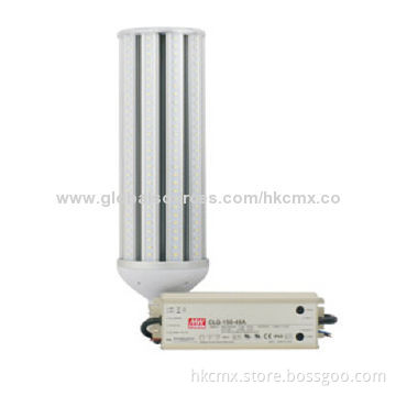 E40 100W LED Corn Bulb IP64, Meanwell External Driver, Replacement HPS, MH, CFL Lamps